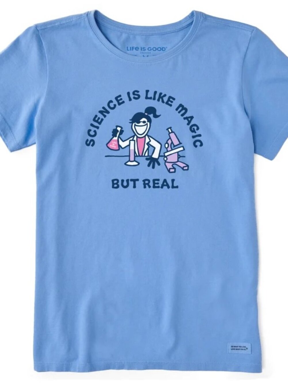 Life is Good Women's Science is Like Magic Short Sleeve Tee NWT